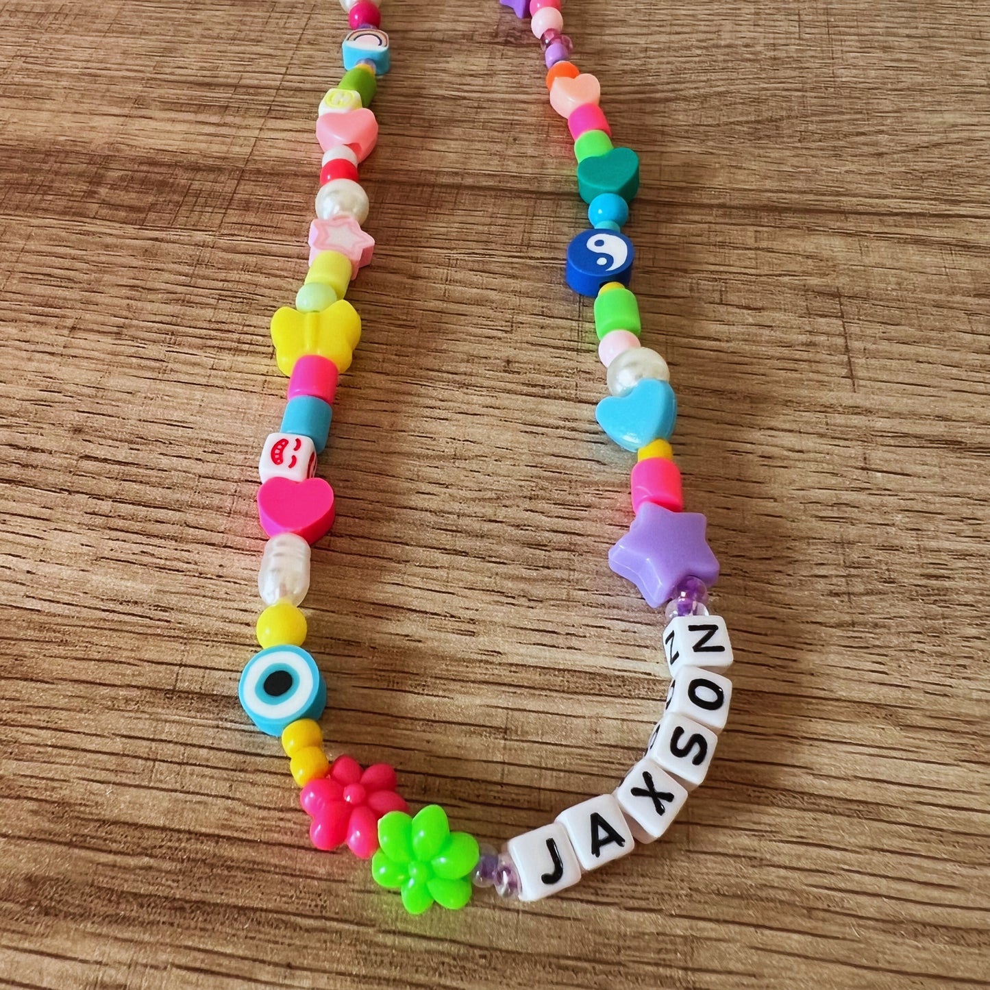 Personalized Playful Beaded Necklace