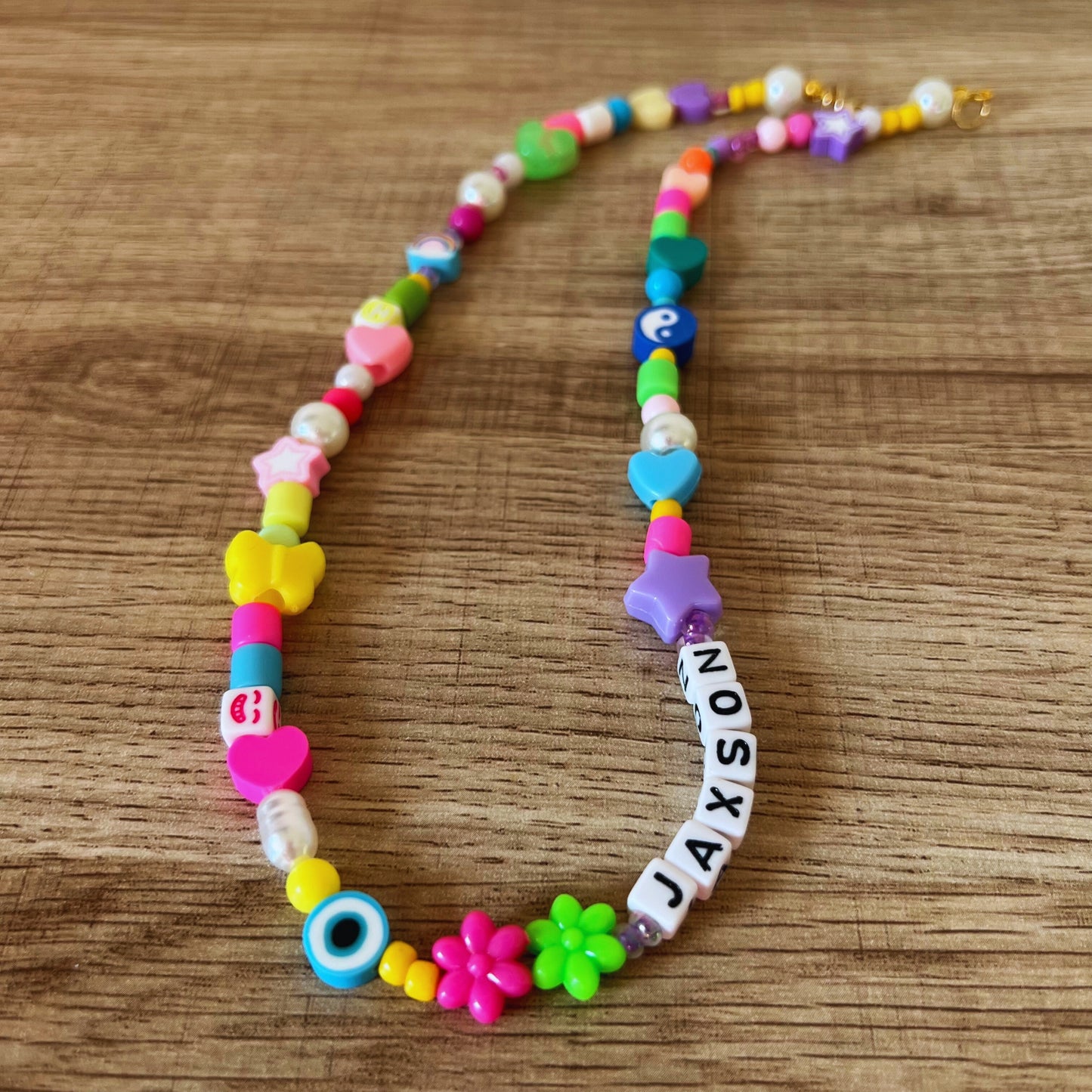 Personalized Playful Beaded Necklace