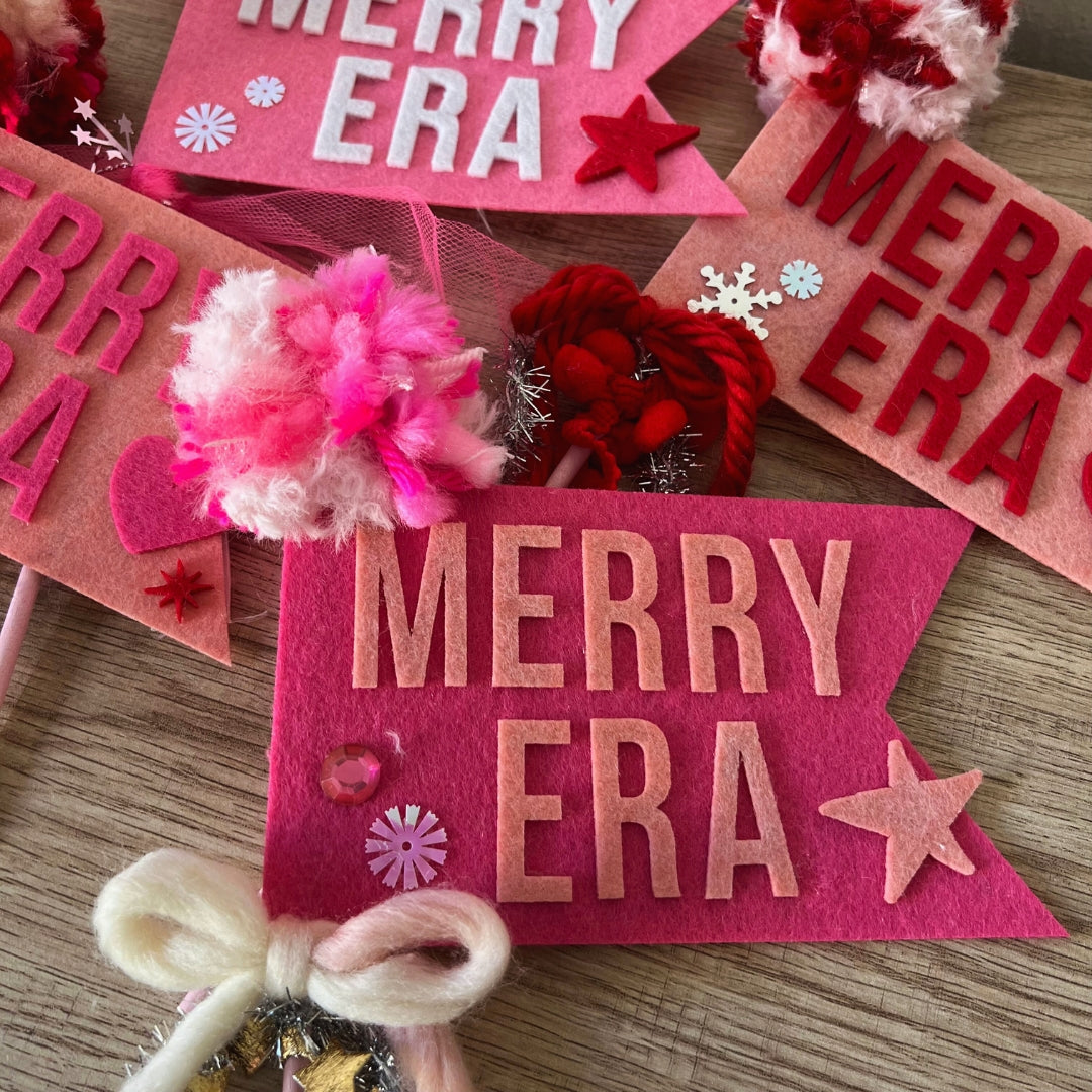 Christmas Felt Pennant Wand