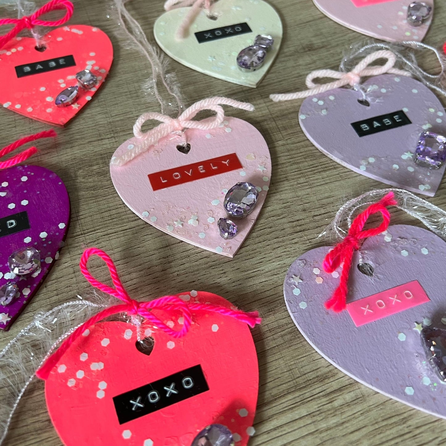 Valentines Heart Bauble / Gift Topper / Ornament / Tag