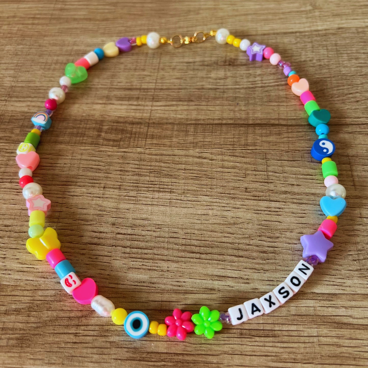 Personalized Playful Beaded Necklace