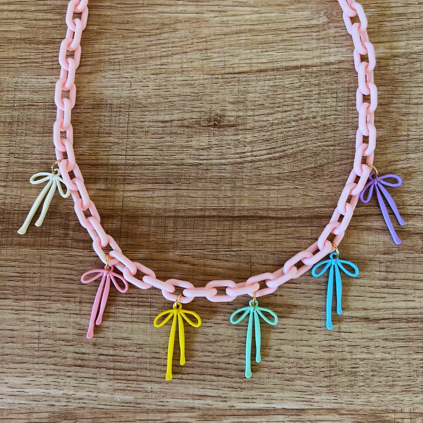 Whimsy Bow Charm Necklace