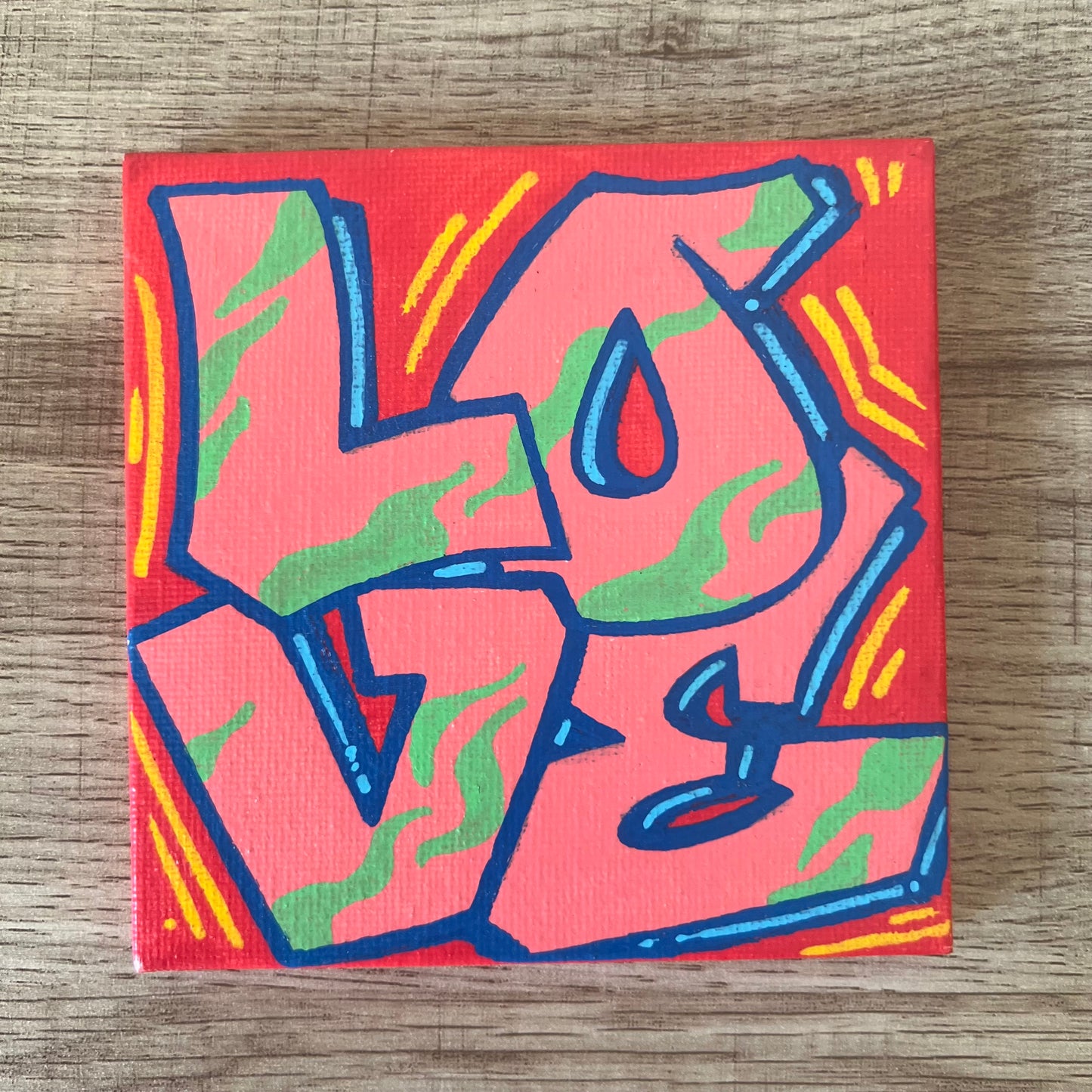 4" x 4" Tiny Love Paintings