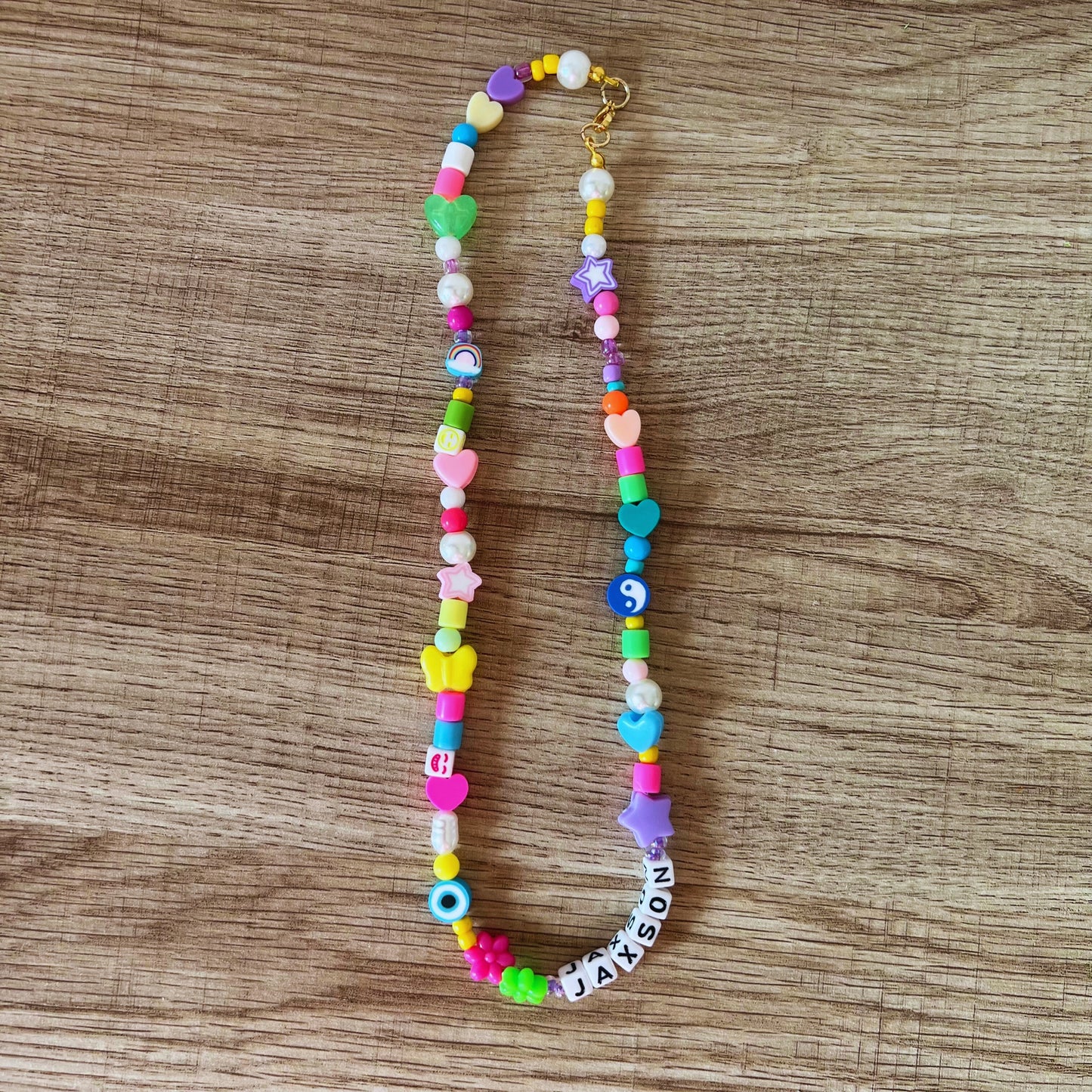 Personalized Playful Beaded Necklace