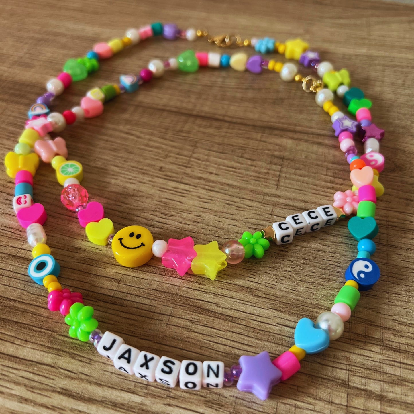 Personalized Playful Beaded Necklace