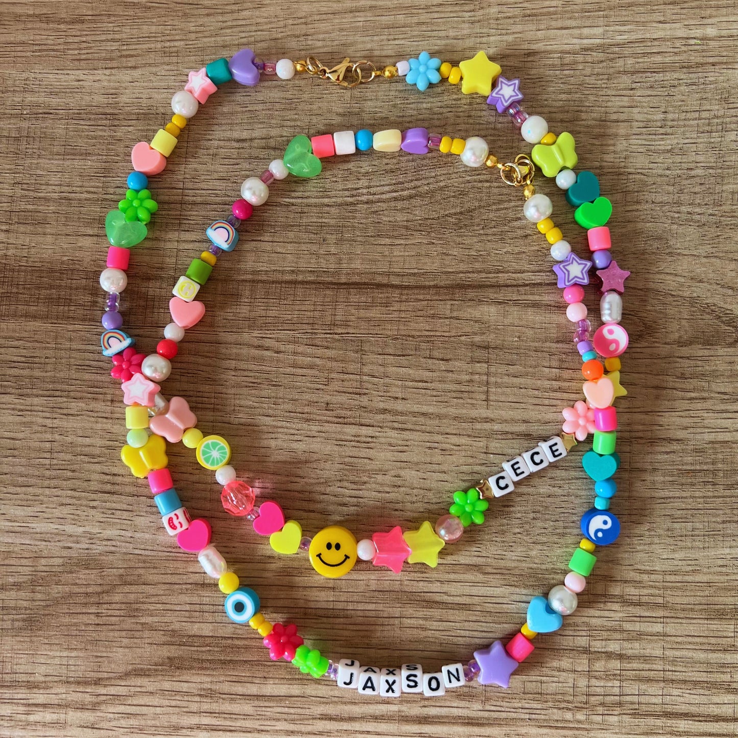 Personalized Playful Beaded Necklace