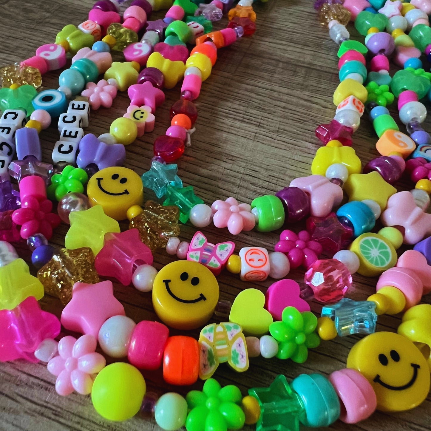 Personalized Playful Beaded Necklace