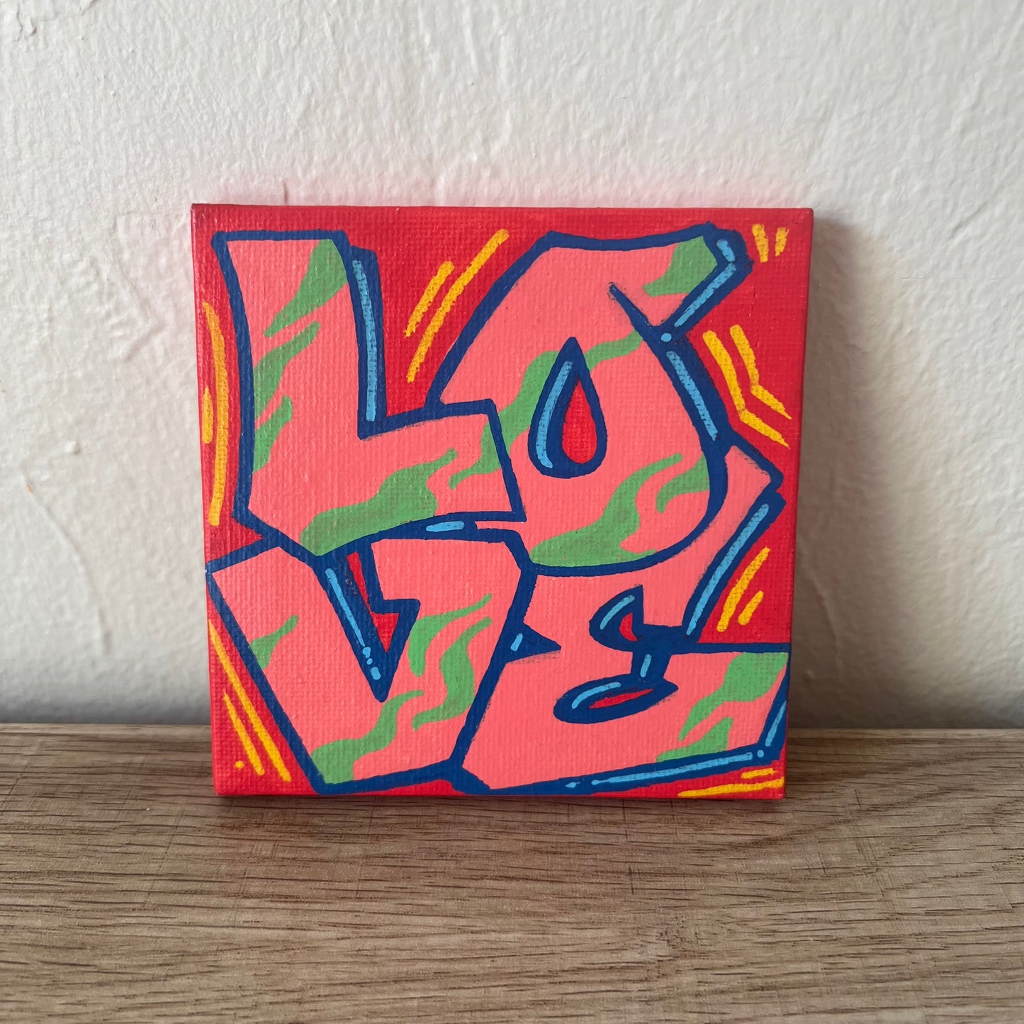 4" x 4" Tiny Love Paintings
