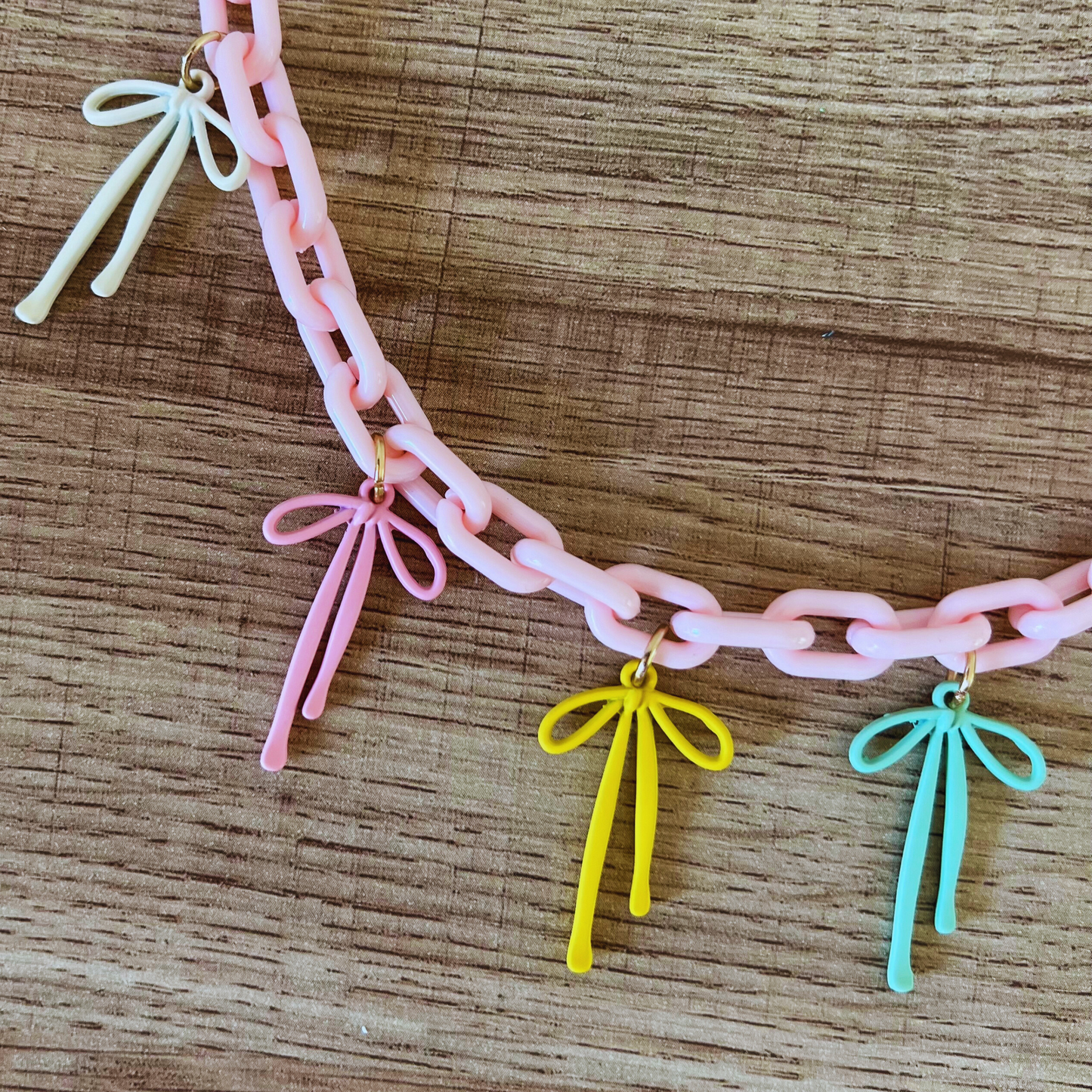 Whimsy Bow Charm Necklace