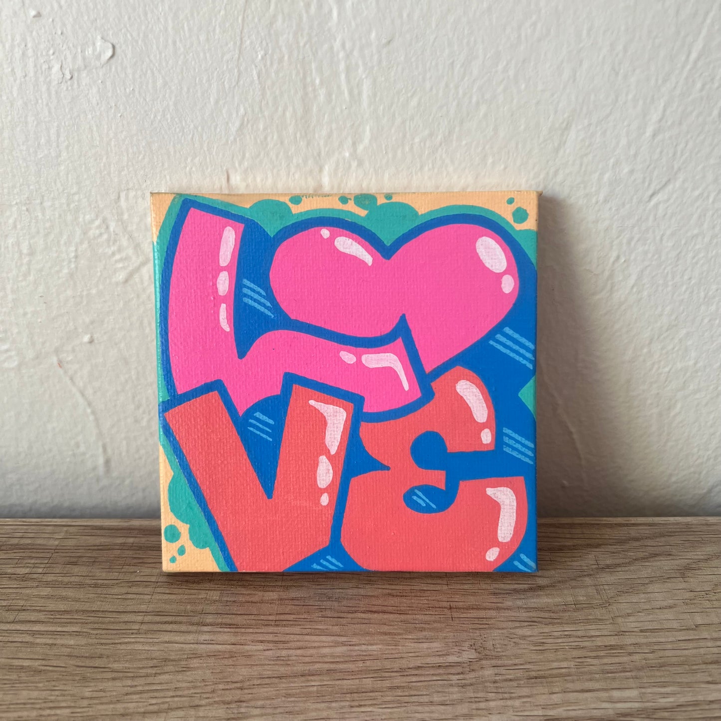 4" x 4" Tiny Love Paintings