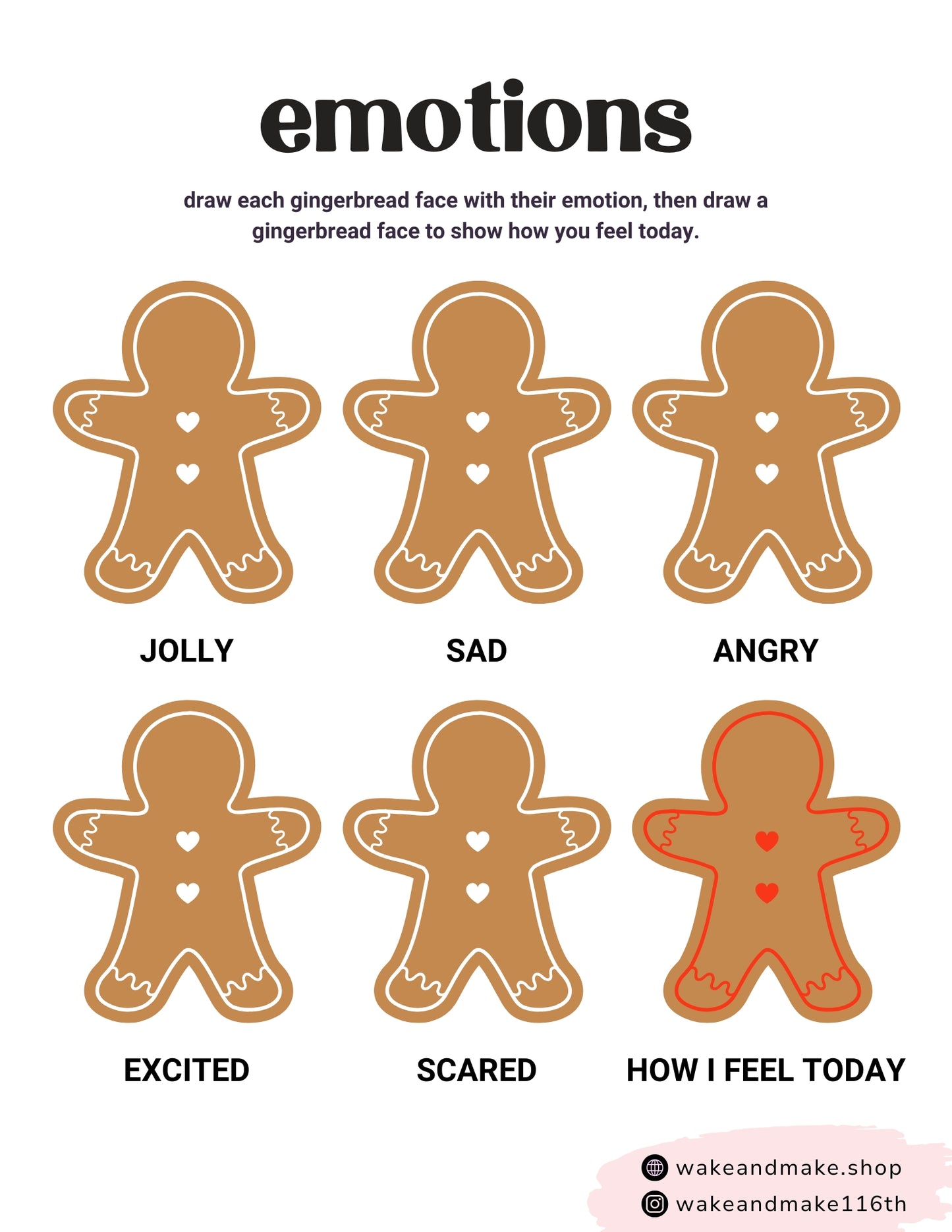 FREE Holiday Printable Worksheet - Instant Download
