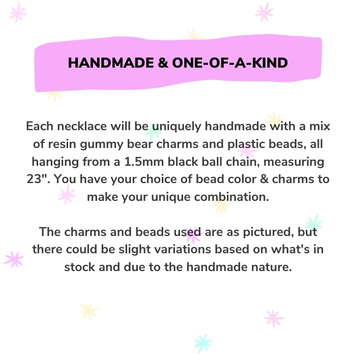 Gummy Bears Charm Necklace