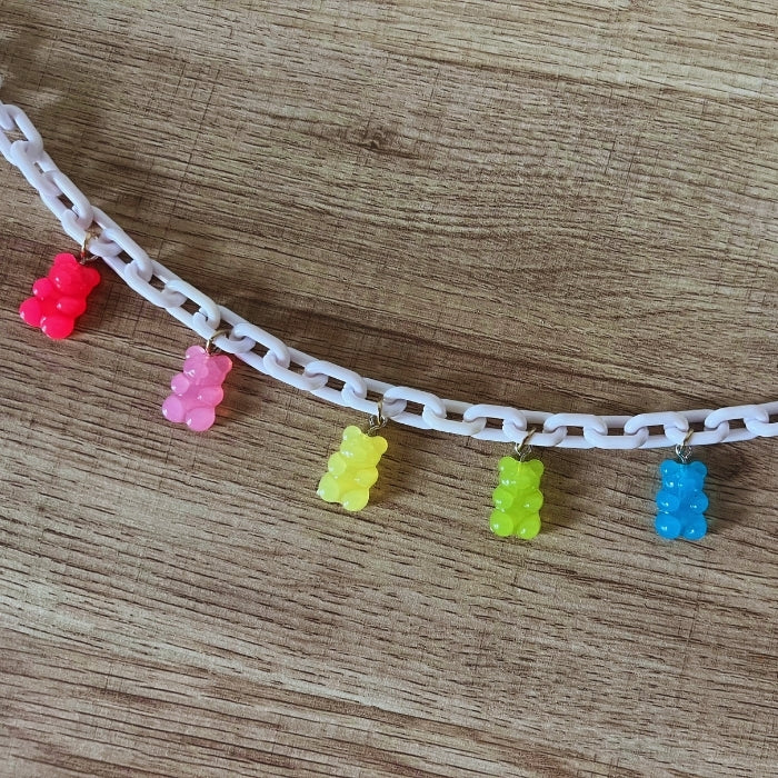Gummy Bears Charm Necklace