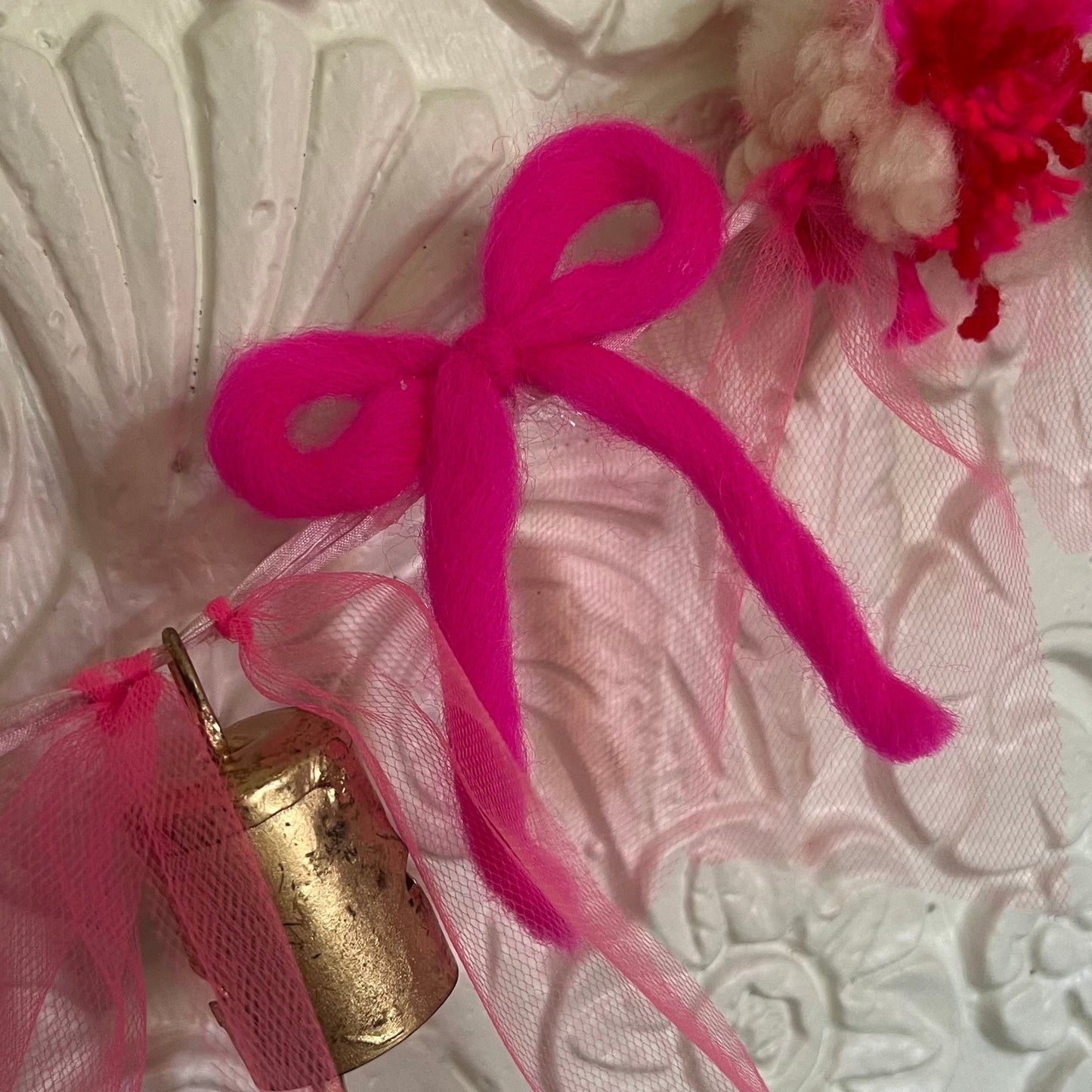 Whimsical Heart & Pom-Pom Garland