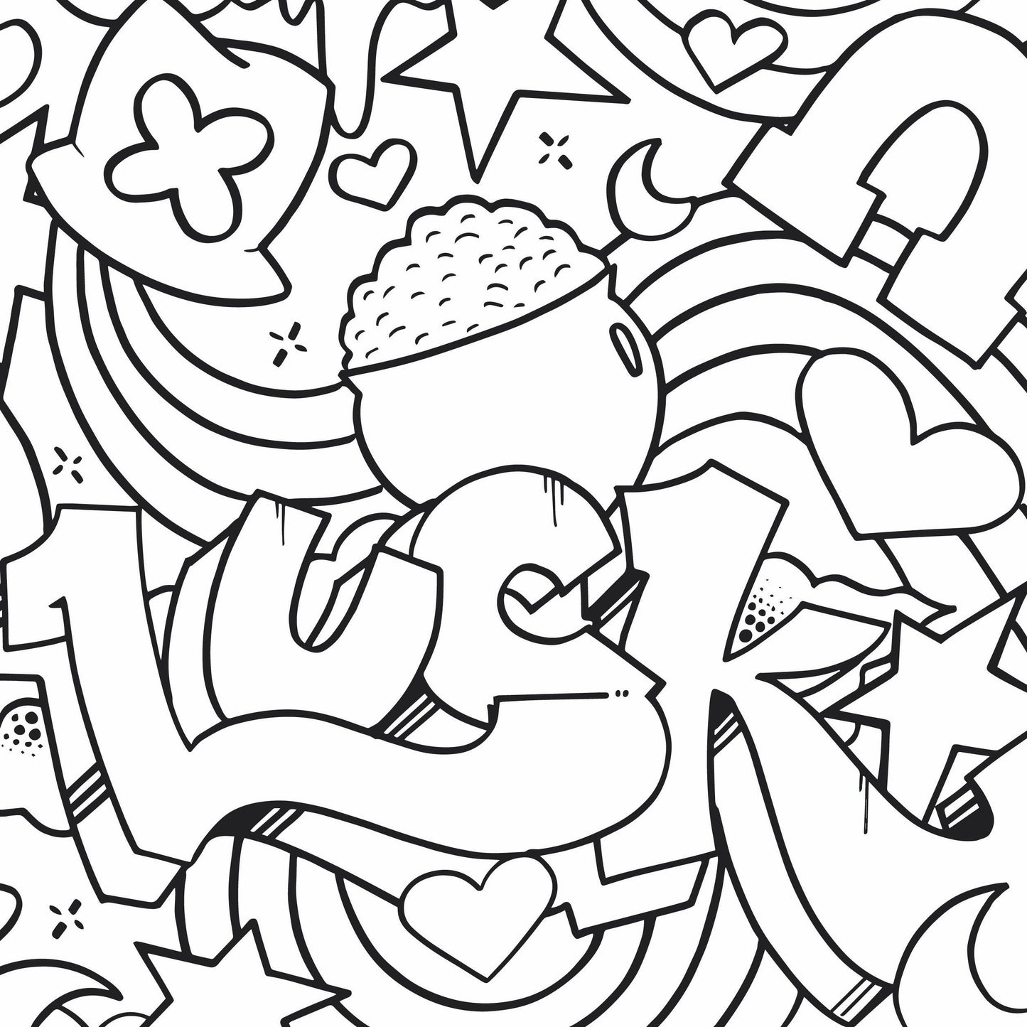 FREE St. Patrick's Lucky Charms Coloring Page - Instant Download
