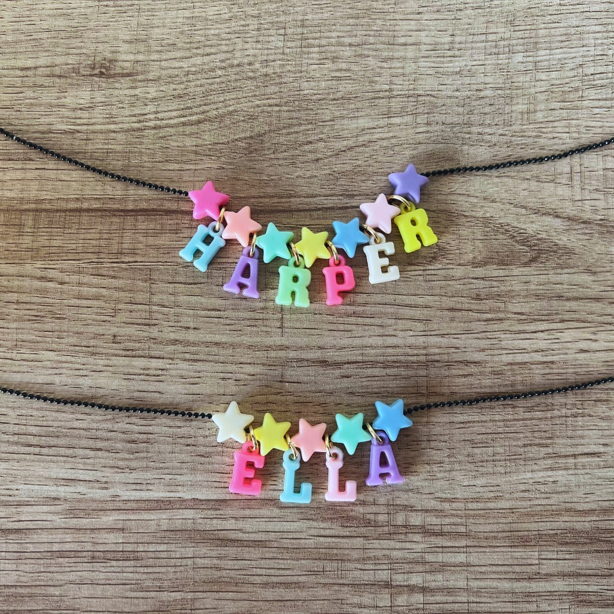 Personalized Candy-Colored Necklace