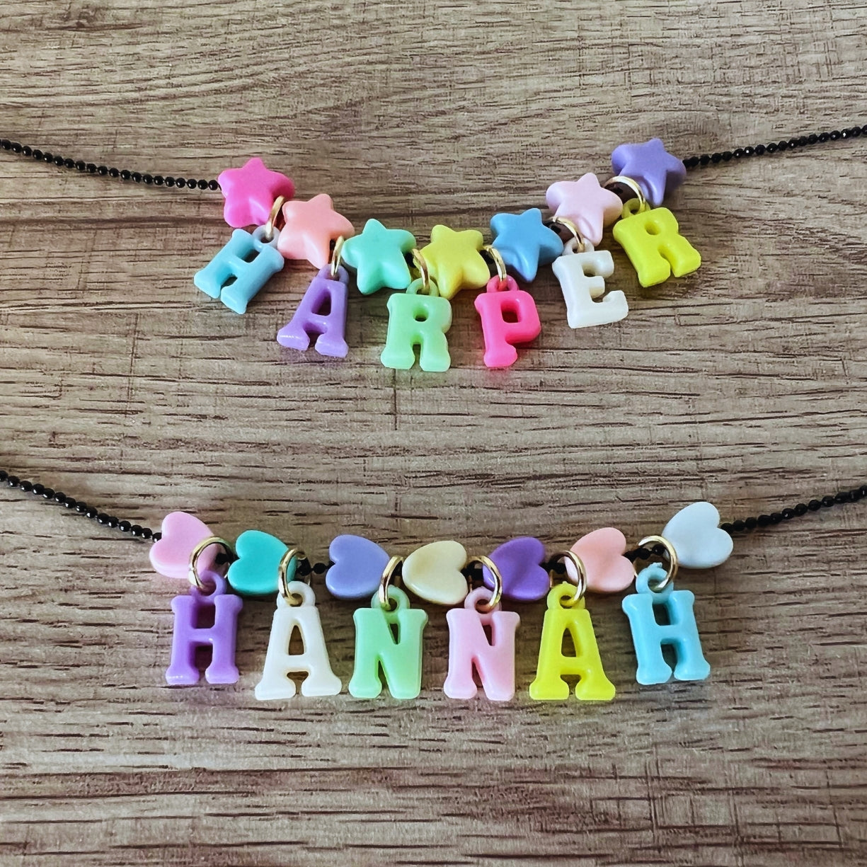 Personalized Candy-Colored Necklace