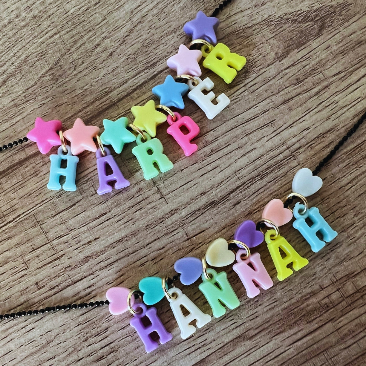 Personalized Candy-Colored Necklace