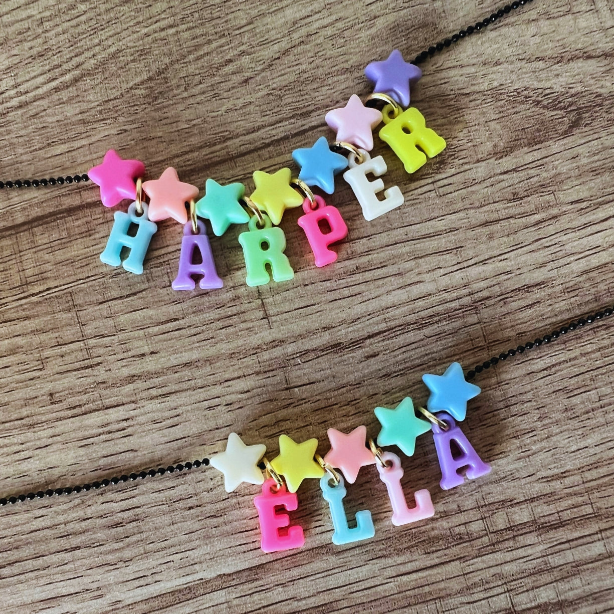Personalized Candy-Colored Necklace