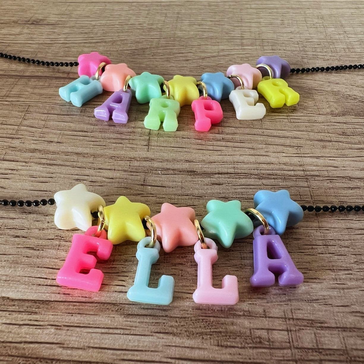 Personalized Candy-Colored Necklace