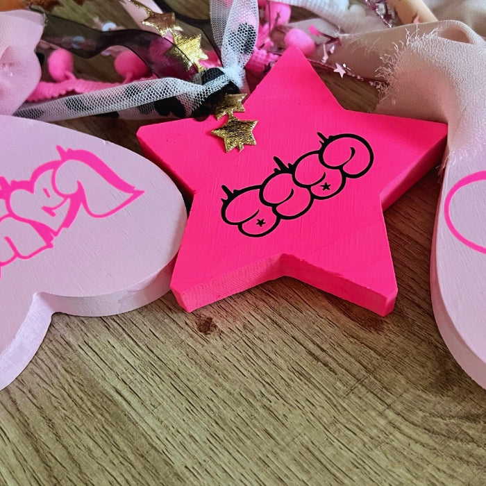 Personalized Graffiti Wood Wand Whimsy