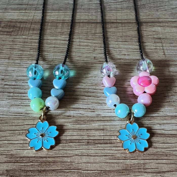 Spring Flower Charm Necklace