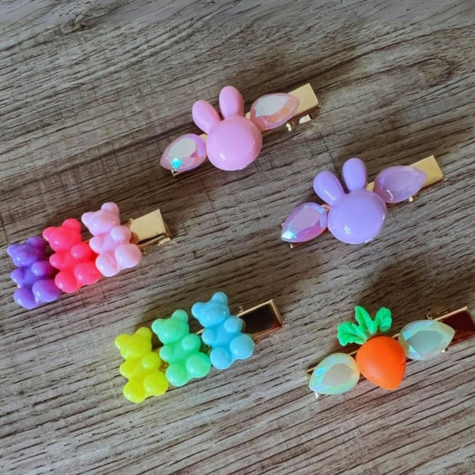 Spring + Easter Mini Hair Clip for girls
