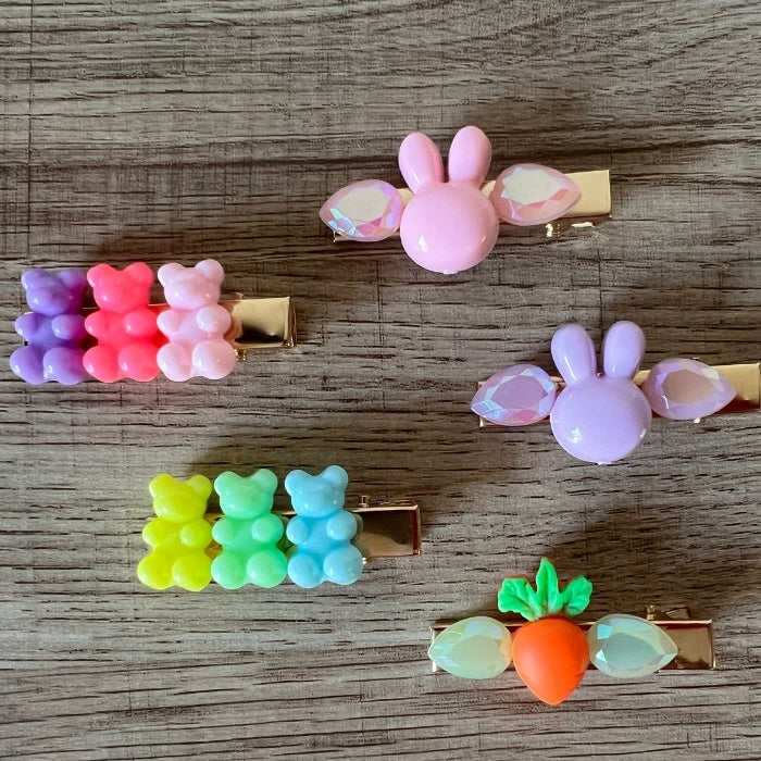 Spring + Easter Mini Hair Clip for girls