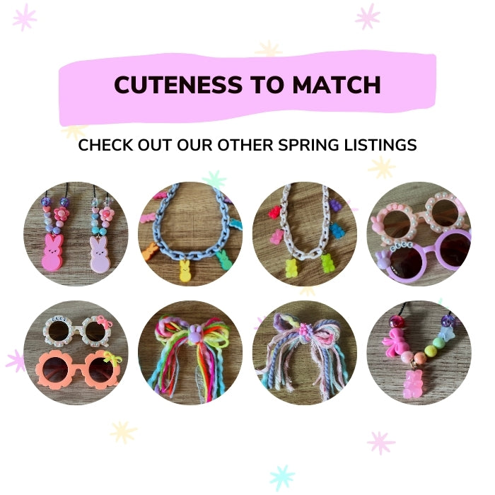 Spring + Easter Mini Hair Clip for girls