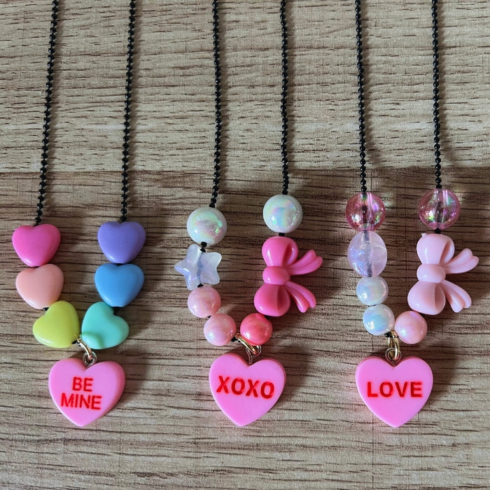 Candy Heart Charm Necklace
