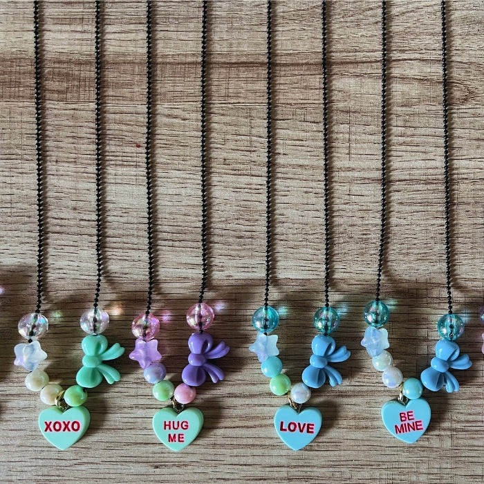 Candy Heart Charm Necklace