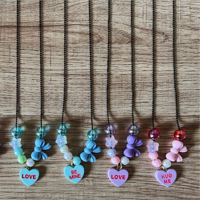 Candy Heart Charm Necklace