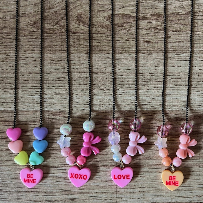 Candy Heart Charm Necklace