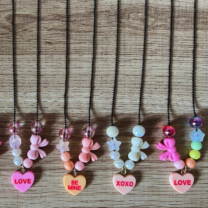 Candy Heart Charm Necklace