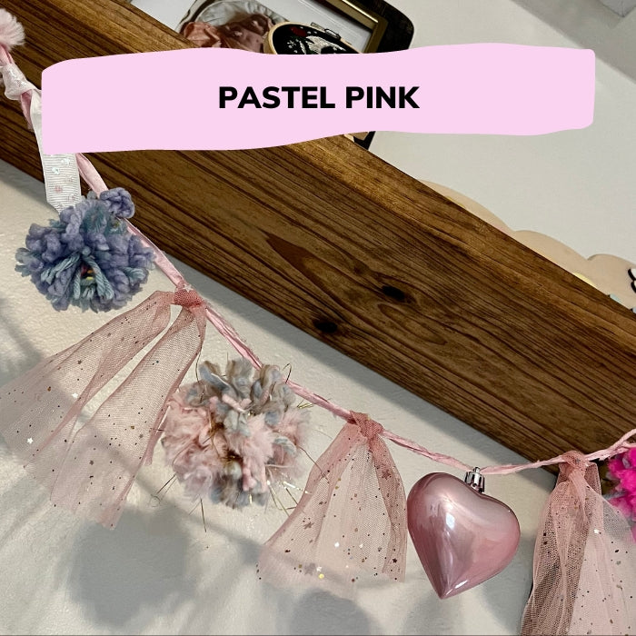 Whimsical Heart & Pom-Pom Garland