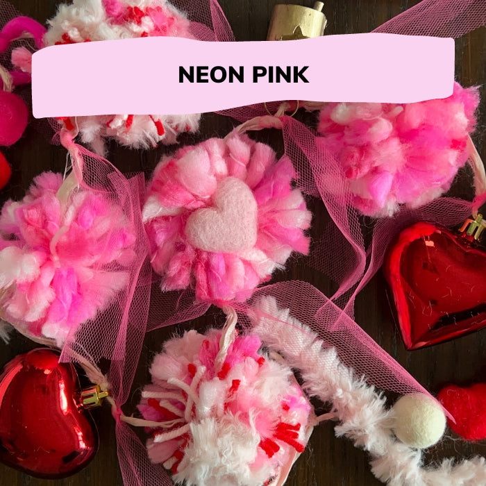 Whimsical Heart & Pom-Pom Garland