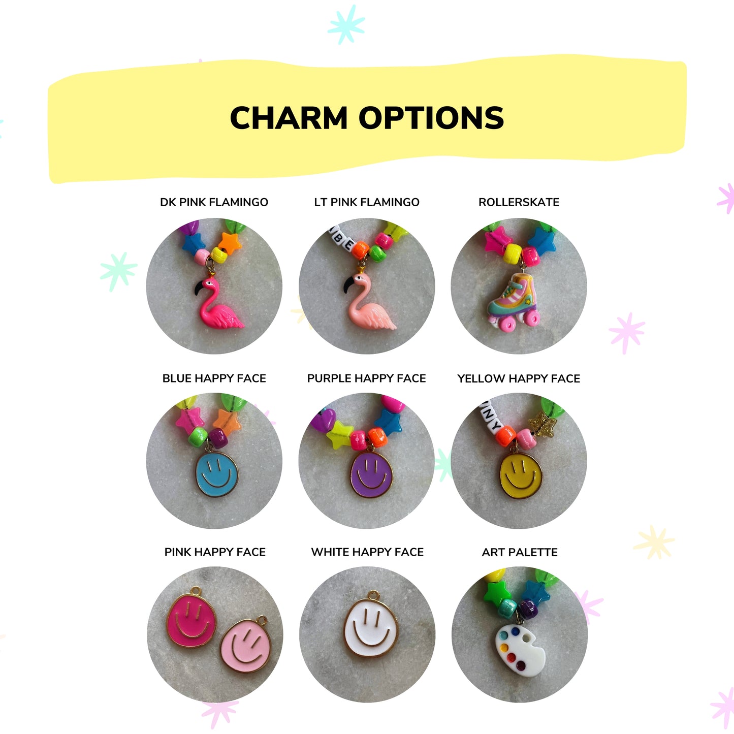 Personalized Summer Charm Necklace