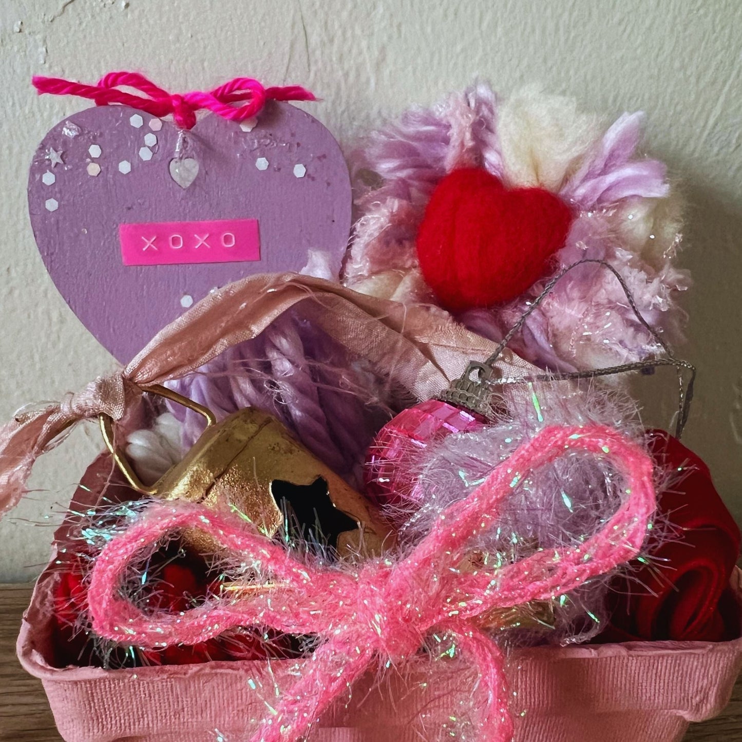 Valentines Wrapping Kit - Toppers, Love Notes & Ribbon