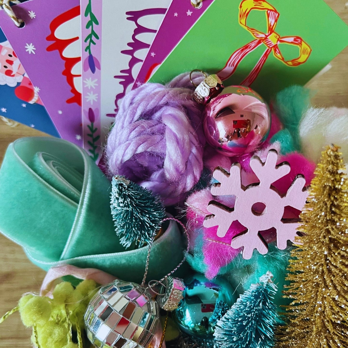 Graffiti-meets-Whimsy Holiday Gift Tags — Designed by us!
