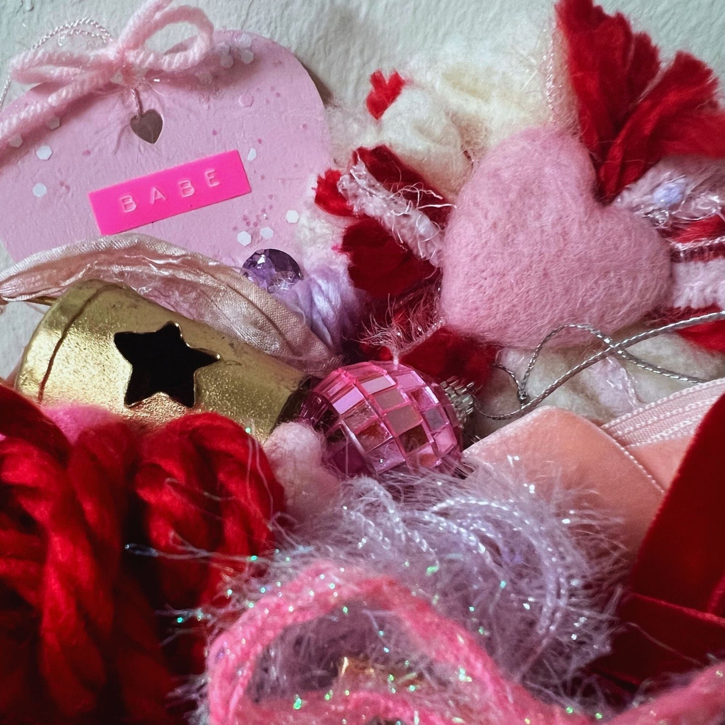 Valentines Wrapping Kit - Toppers, Love Notes & Ribbon