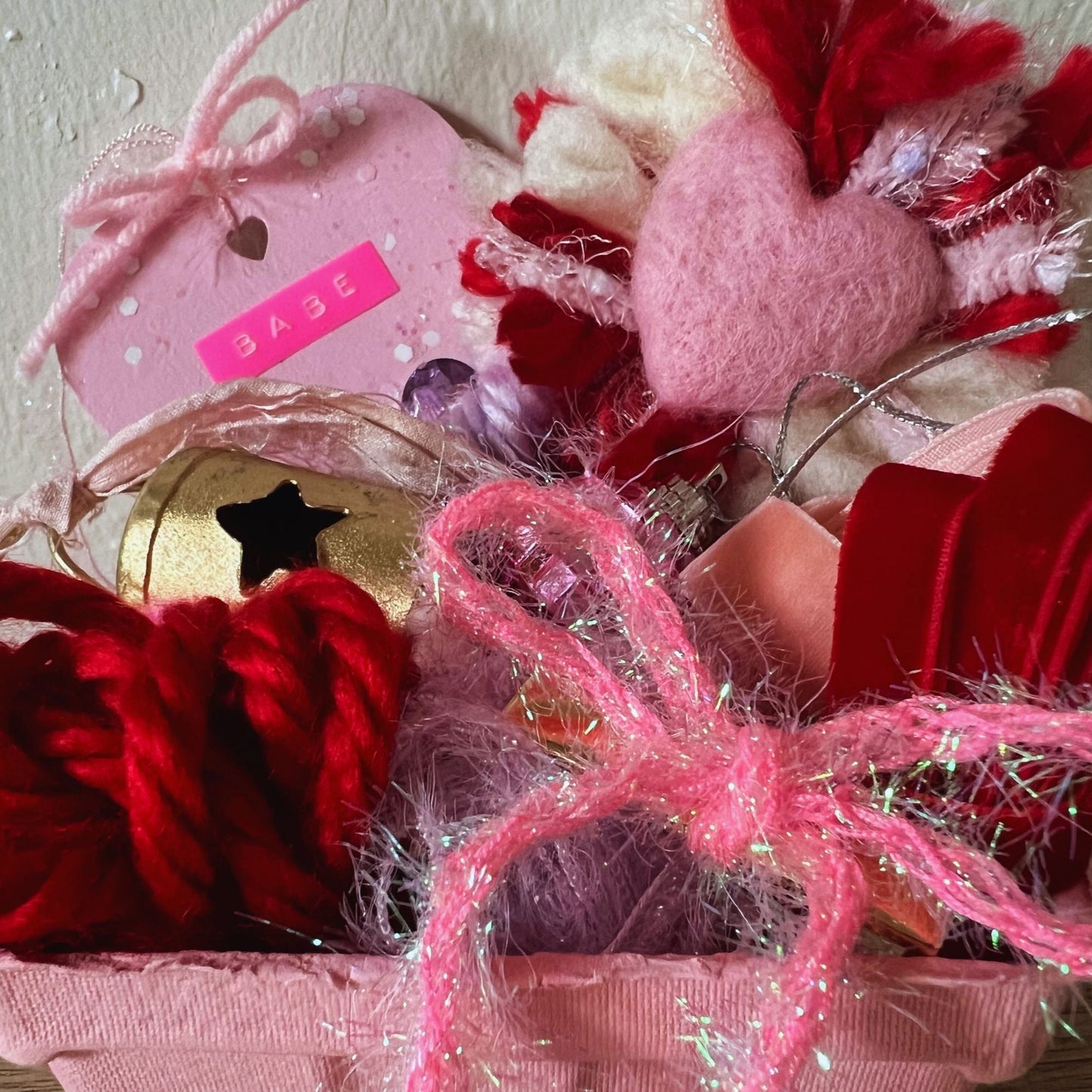 Valentines Wrapping Kit - Toppers, Love Notes & Ribbon