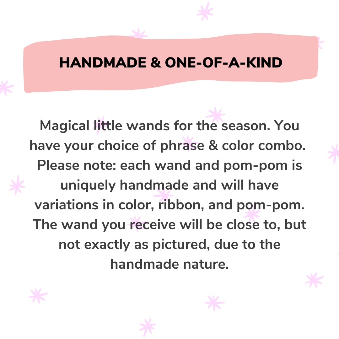 Christmas Felt Pennant Wand