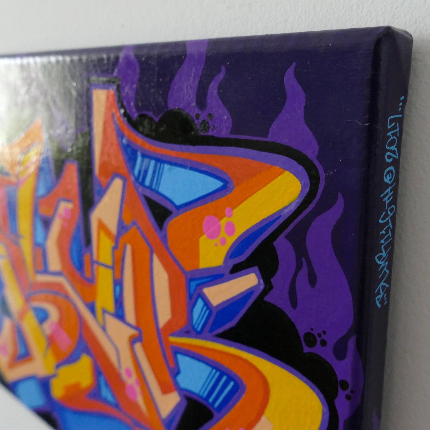 10" x 8" Blur116th Graffiti Painting