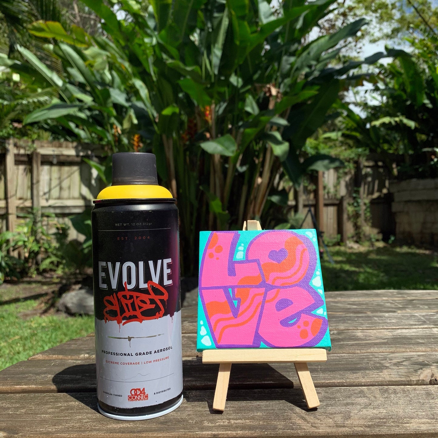 4" x 4" Tiny Love Paintings