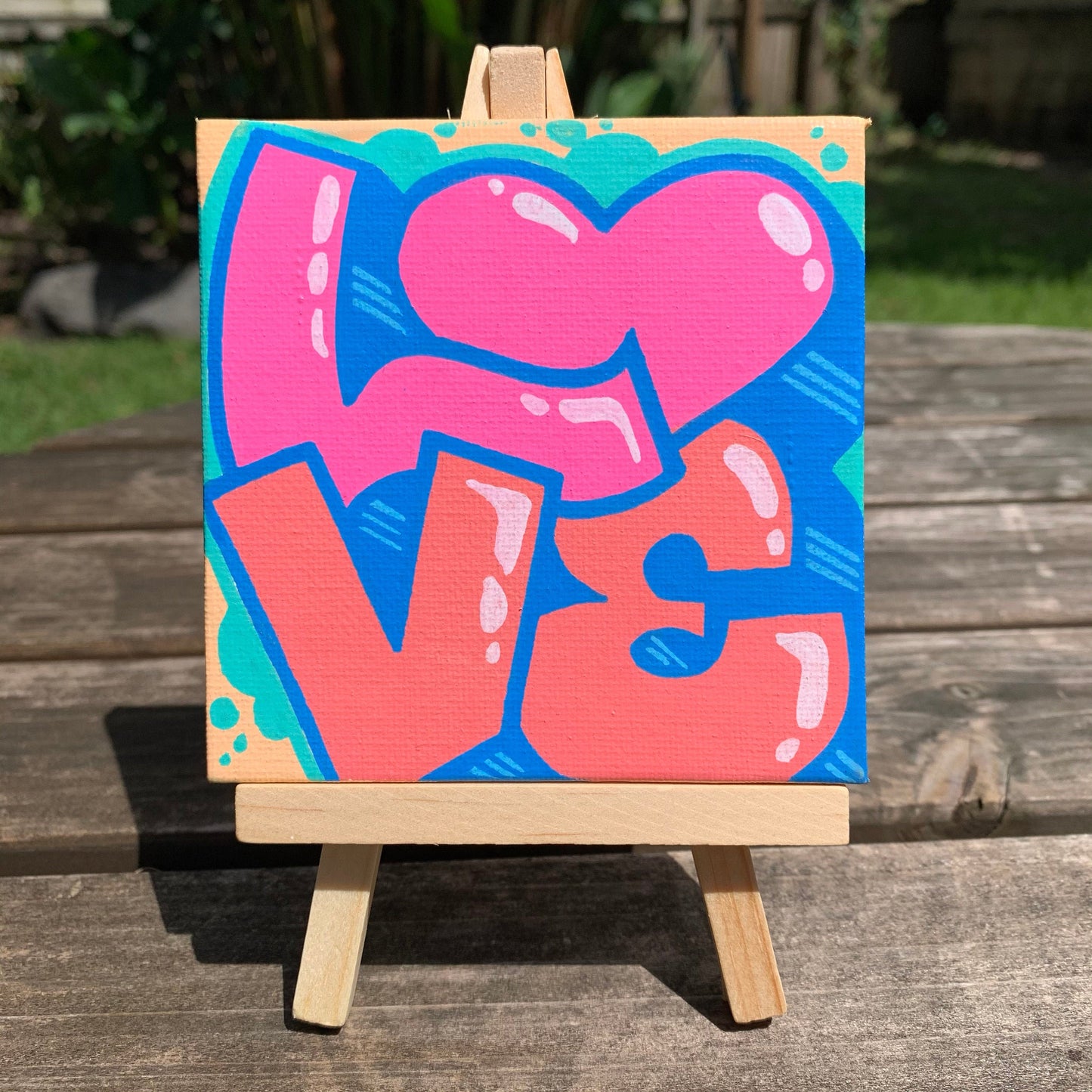 4" x 4" Tiny Love Paintings