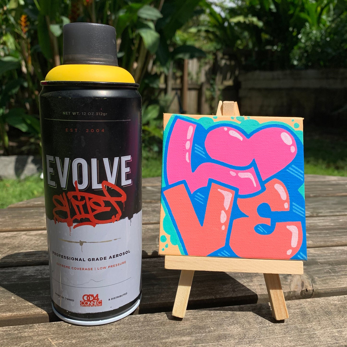 4" x 4" Tiny Love Paintings