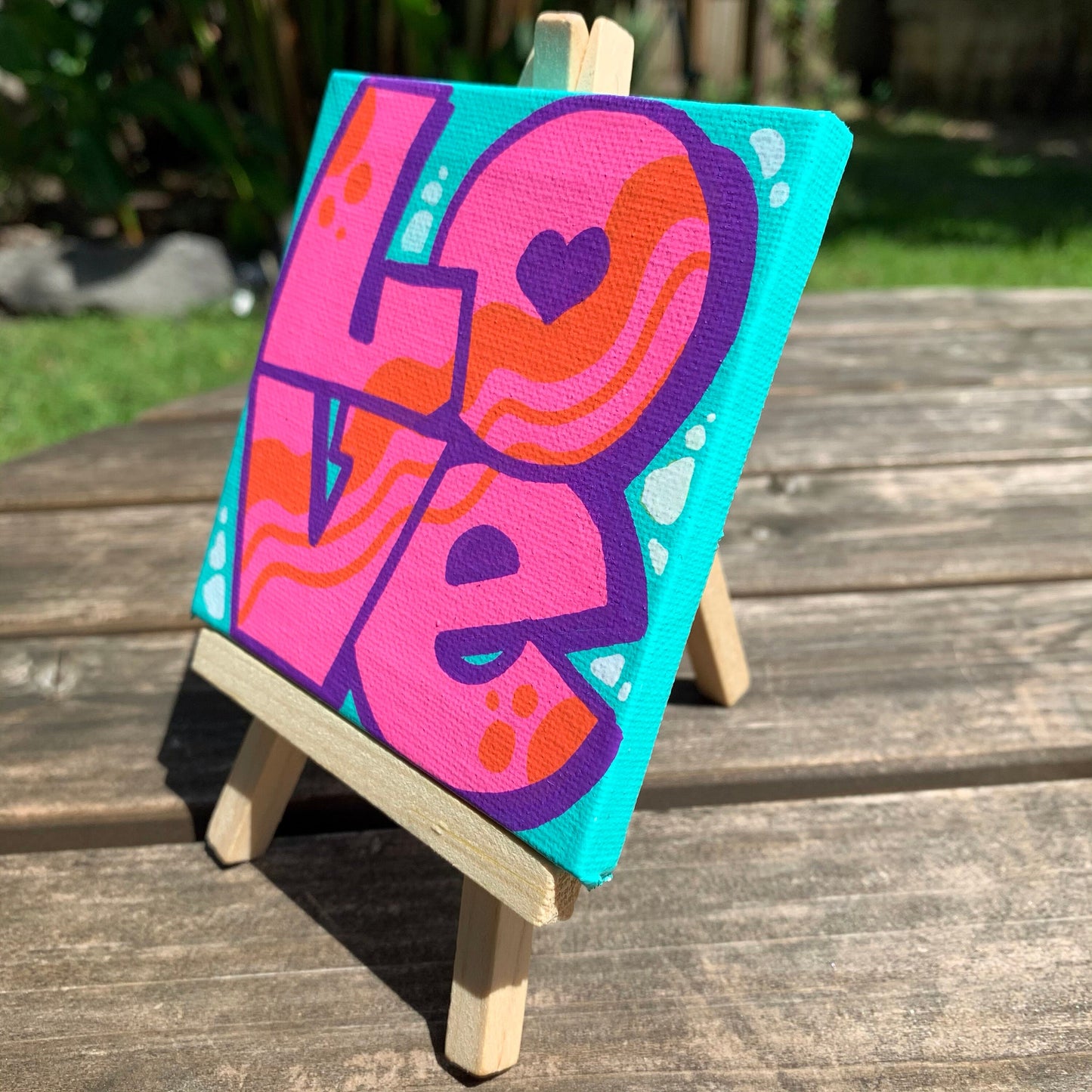 4" x 4" Tiny Love Paintings