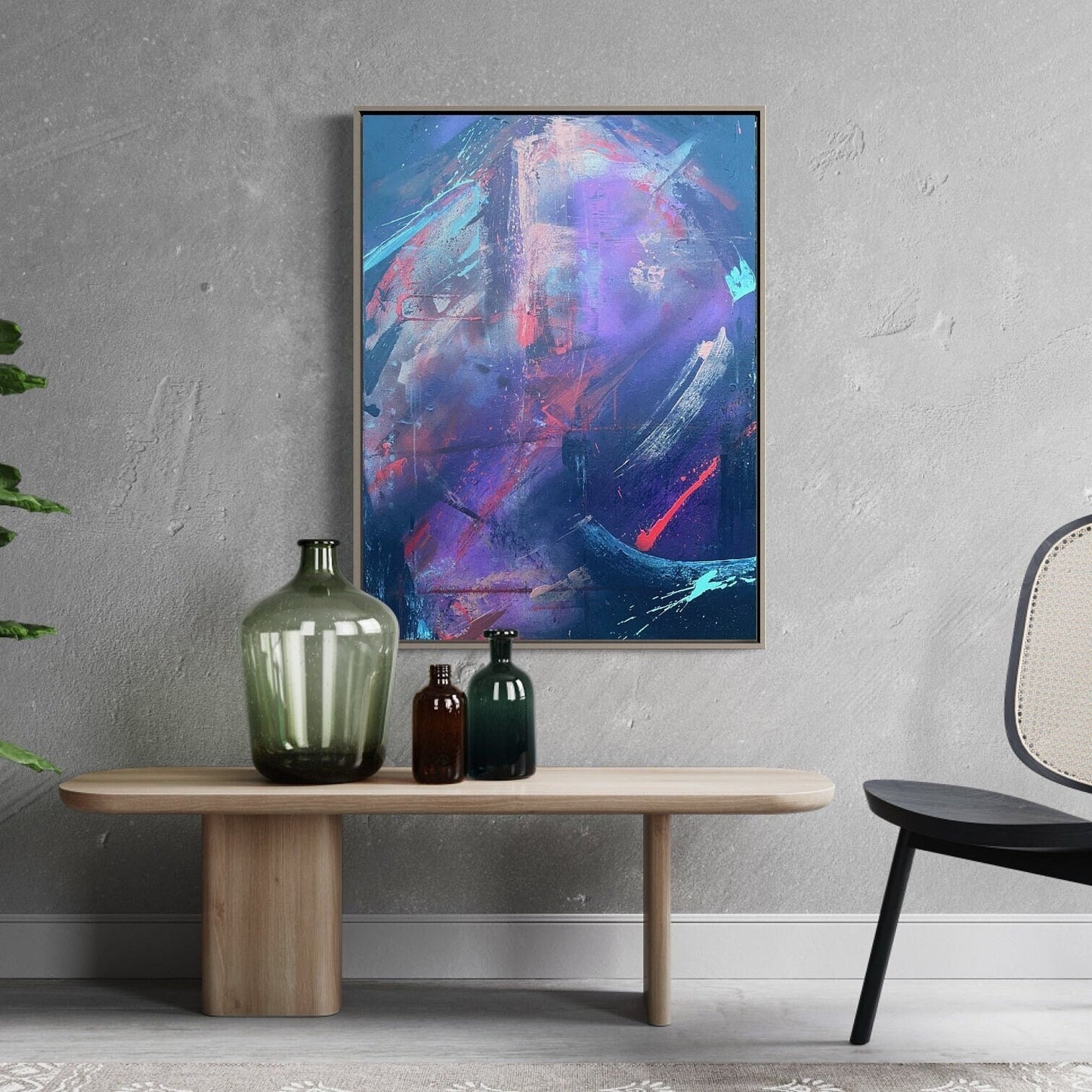 30" x 40" Galaxy Abstract Painting