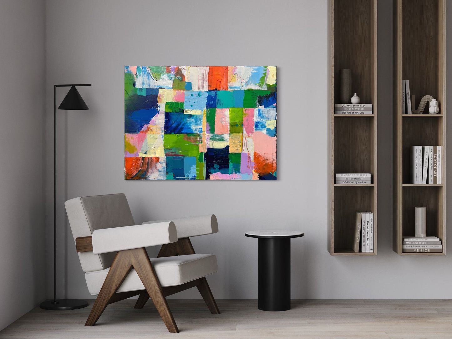 40" x 30" Dreamy Abstract Painting