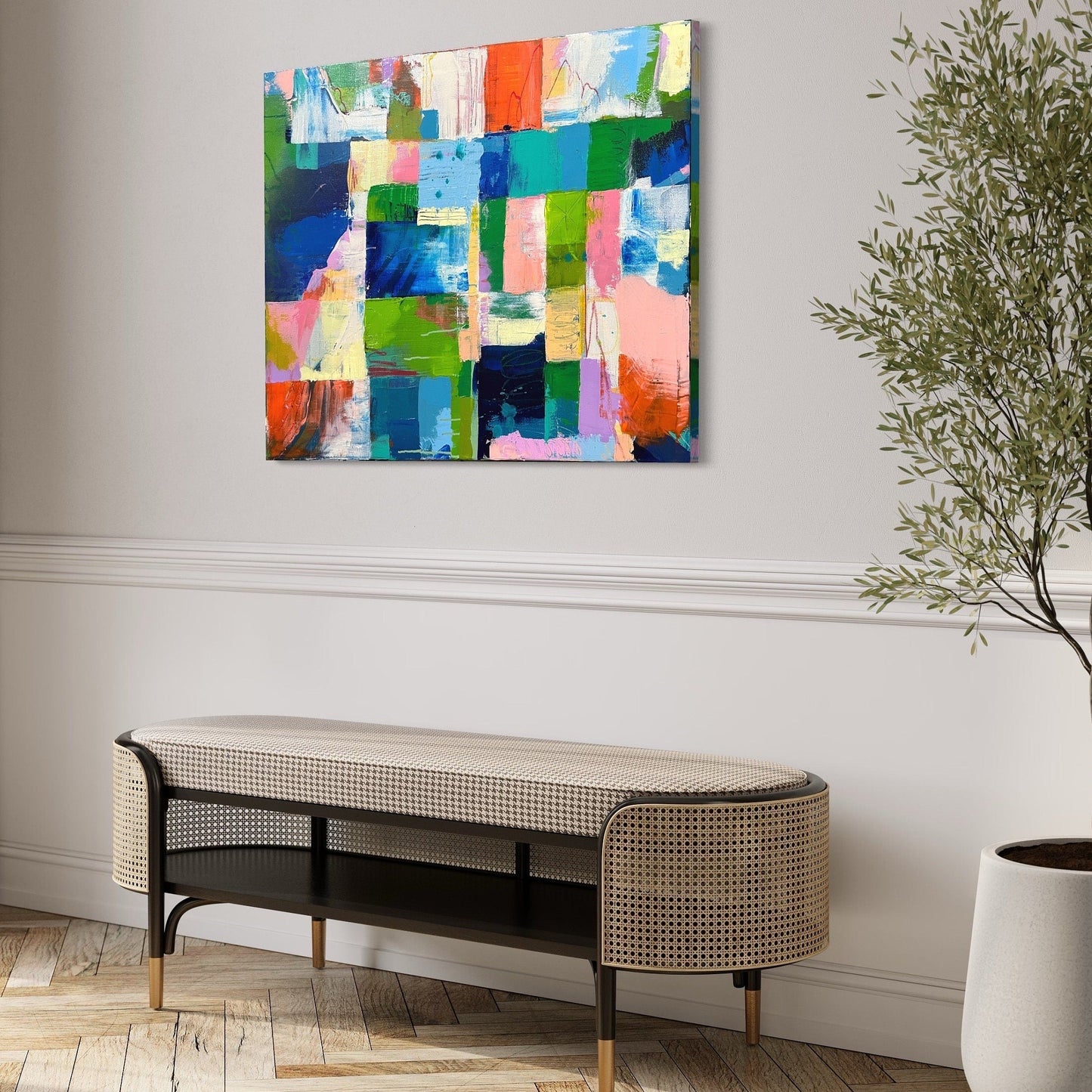 40" x 30" Dreamy Abstract Painting